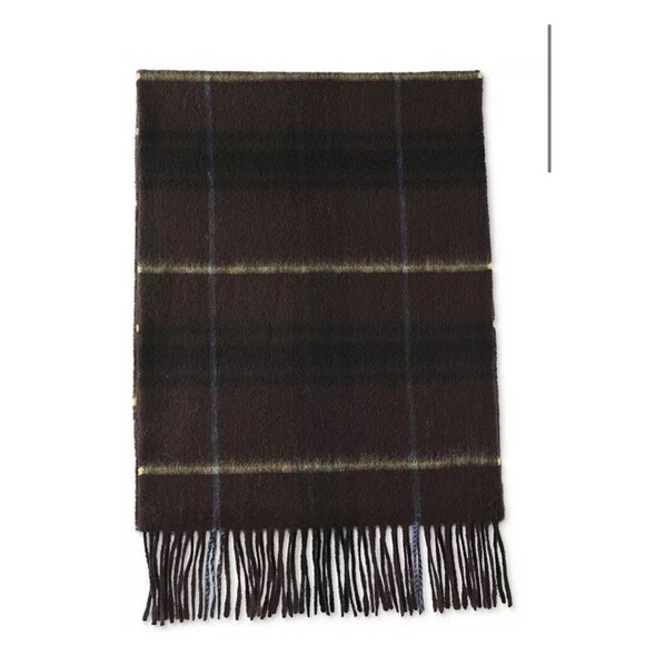 Club Room Men's Plaid Cashmere Scarf - Picture 3 of 7